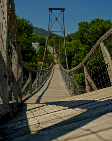 Buchanan Swinging Bridge-James River