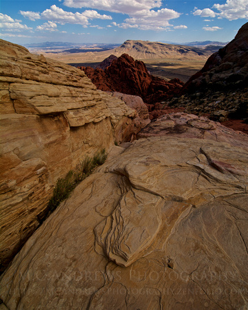 Layers of Desert - A View Toward Las Vegas